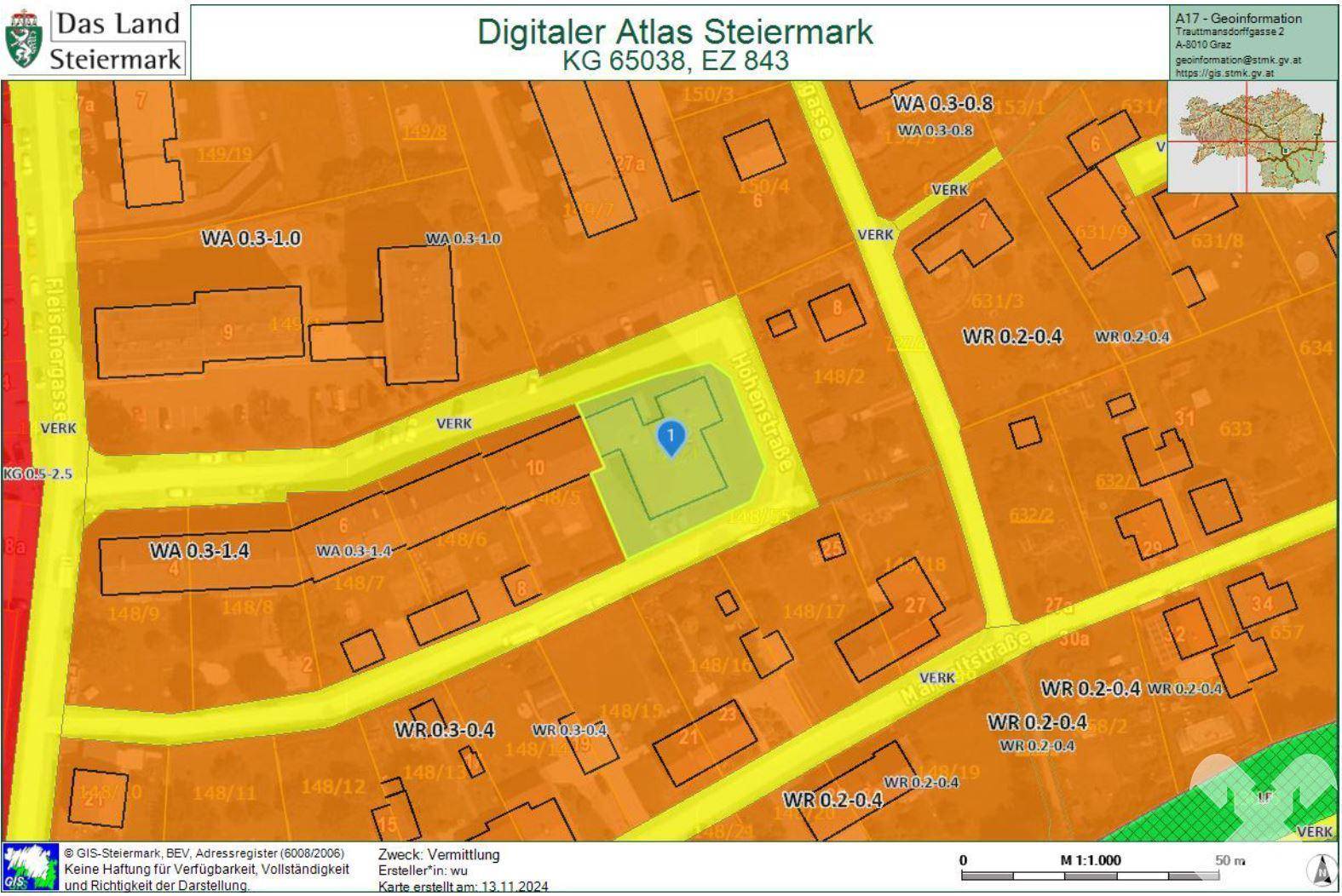 GIS-Flächenwidmung