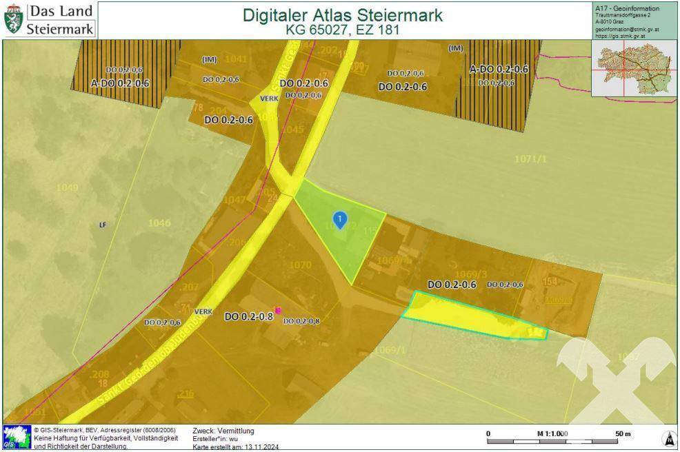 GIS-Flächenwidmung