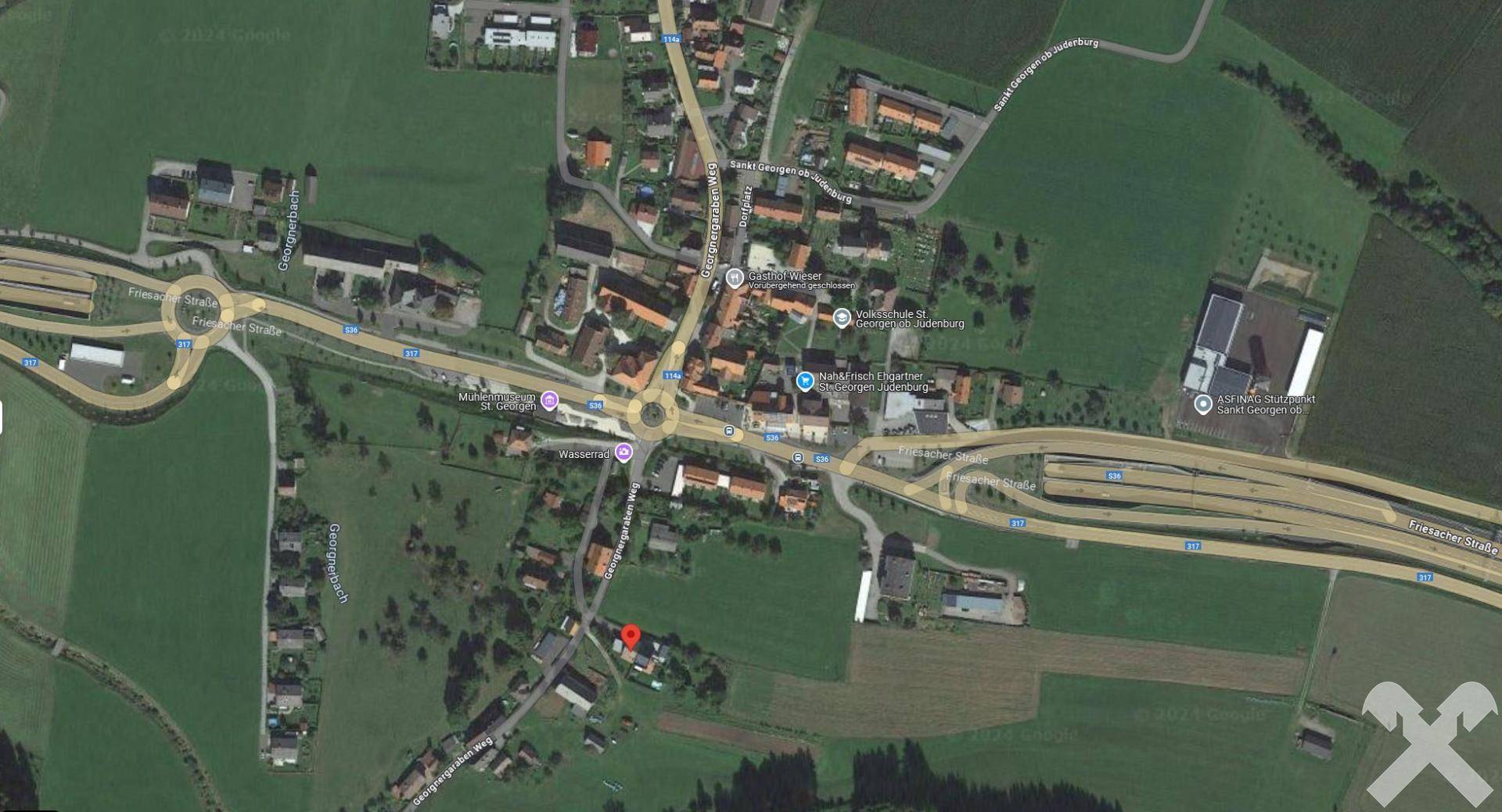 googlemaps-Luftbild