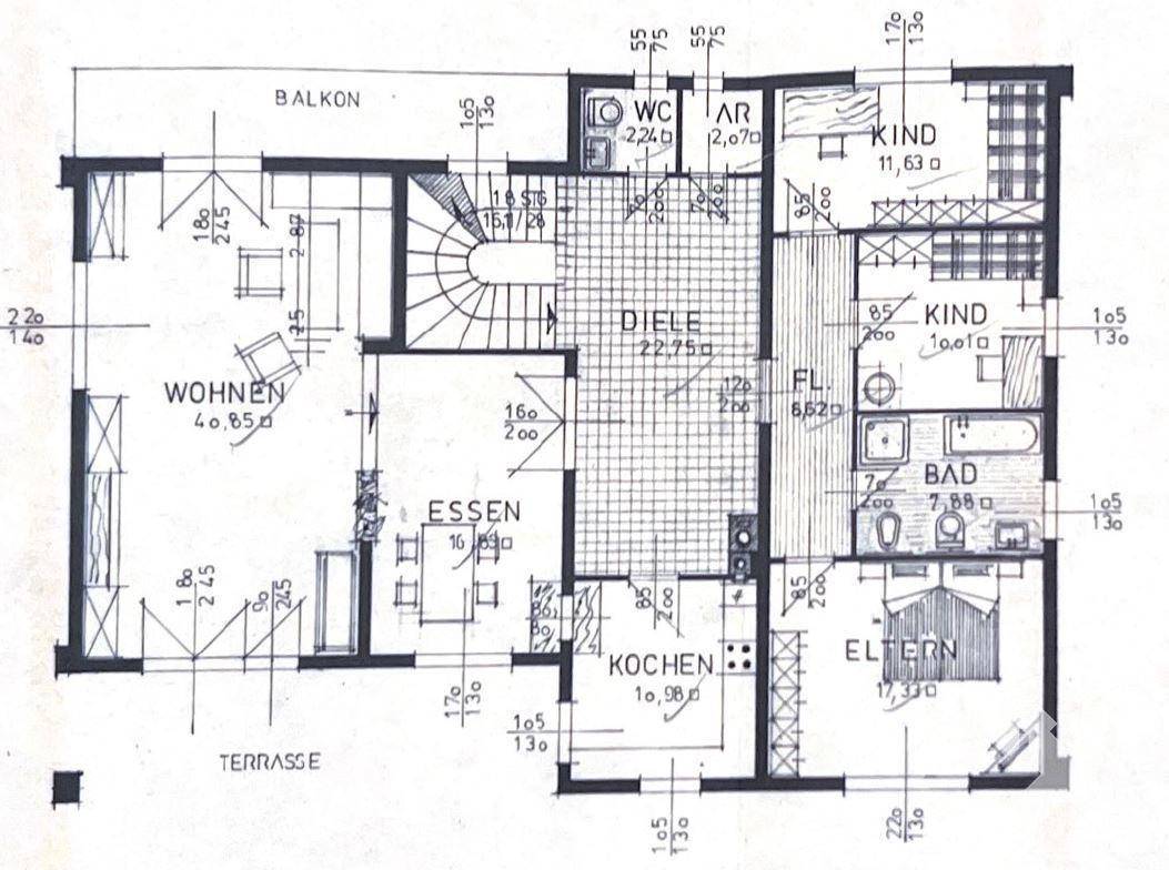 Plan Erdgeschoss