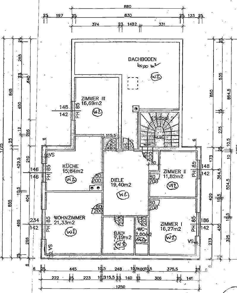 Plan DG Umbau 2001