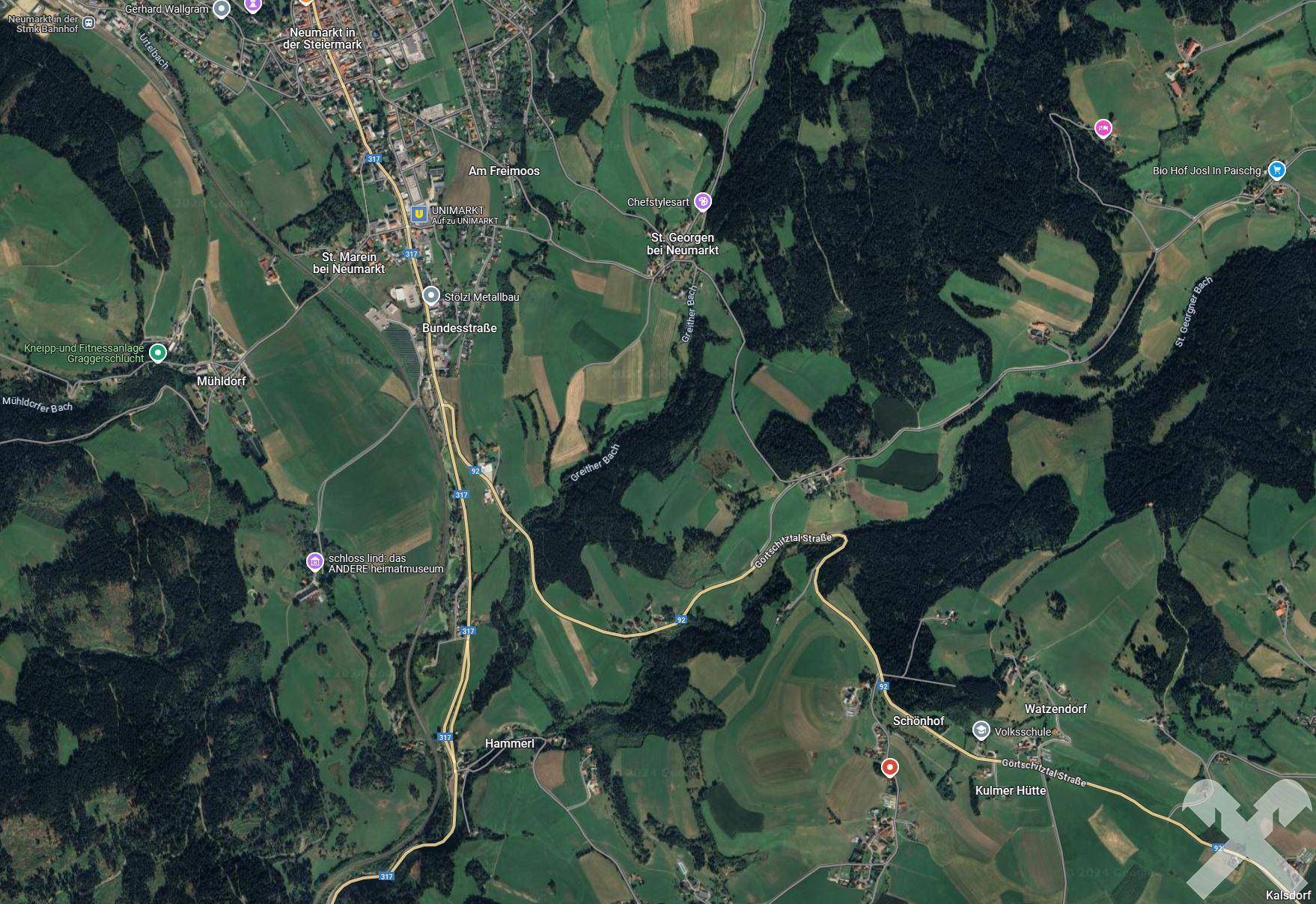 googlemaps-Luftbild