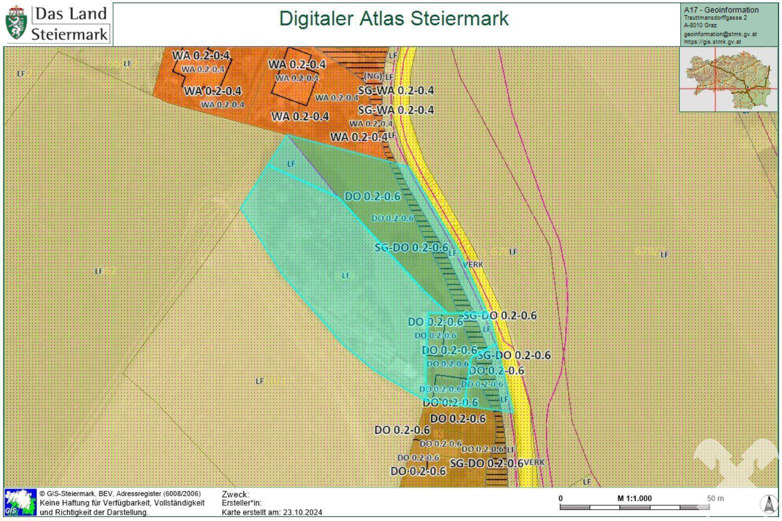 GIS-Flächenwidmung