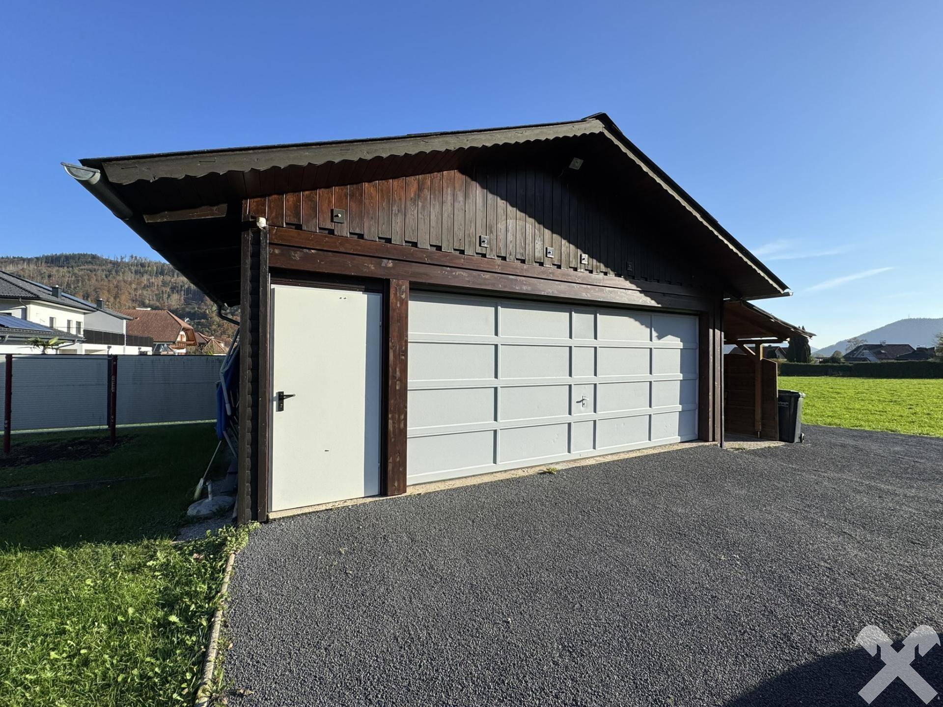 Garage außen