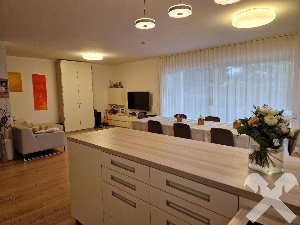 Küche, Essplatz, Wohnzimmer