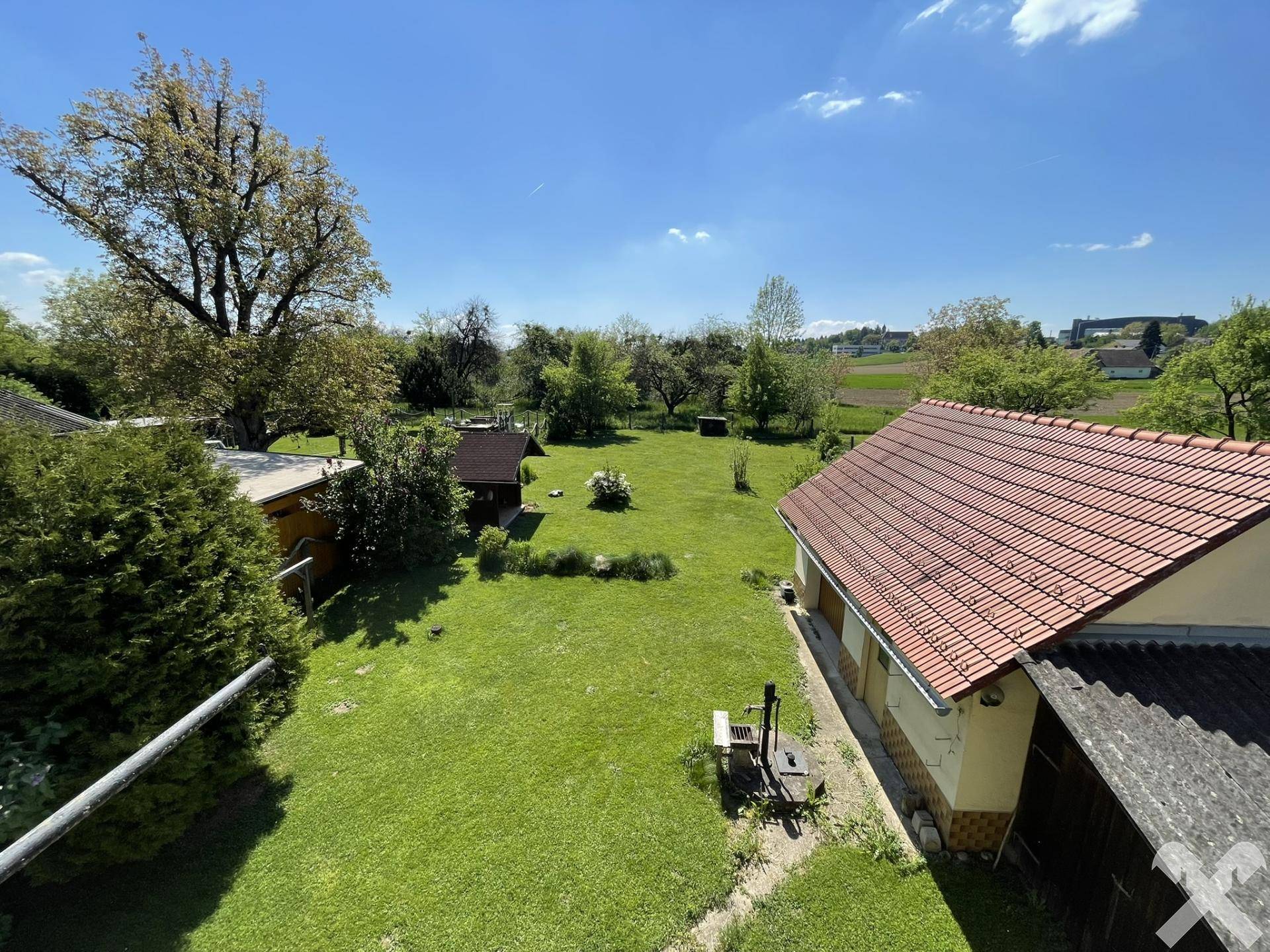 Garten-Ausblick