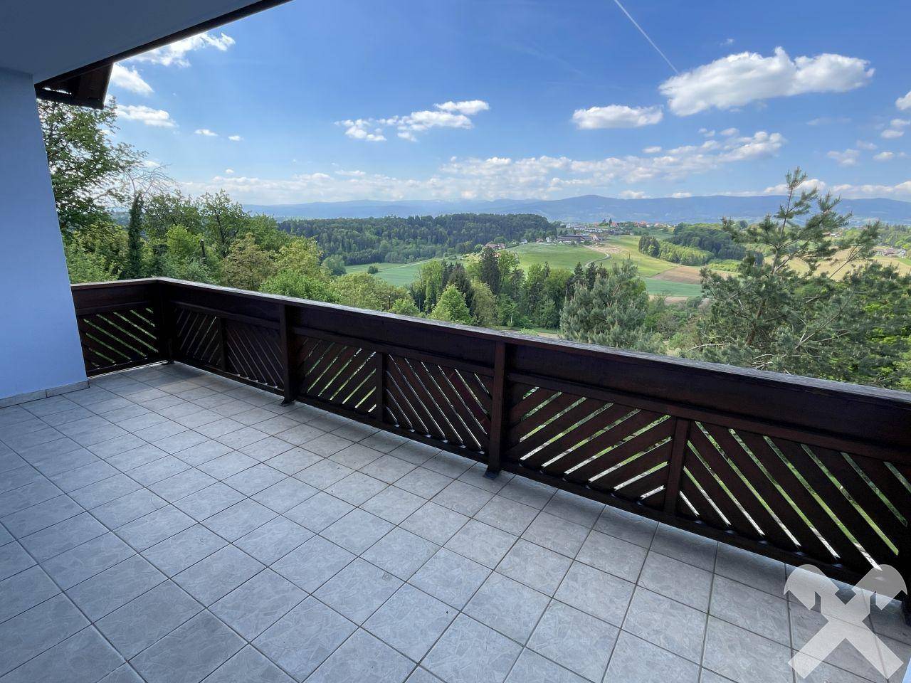 Aussicht von Terrasse