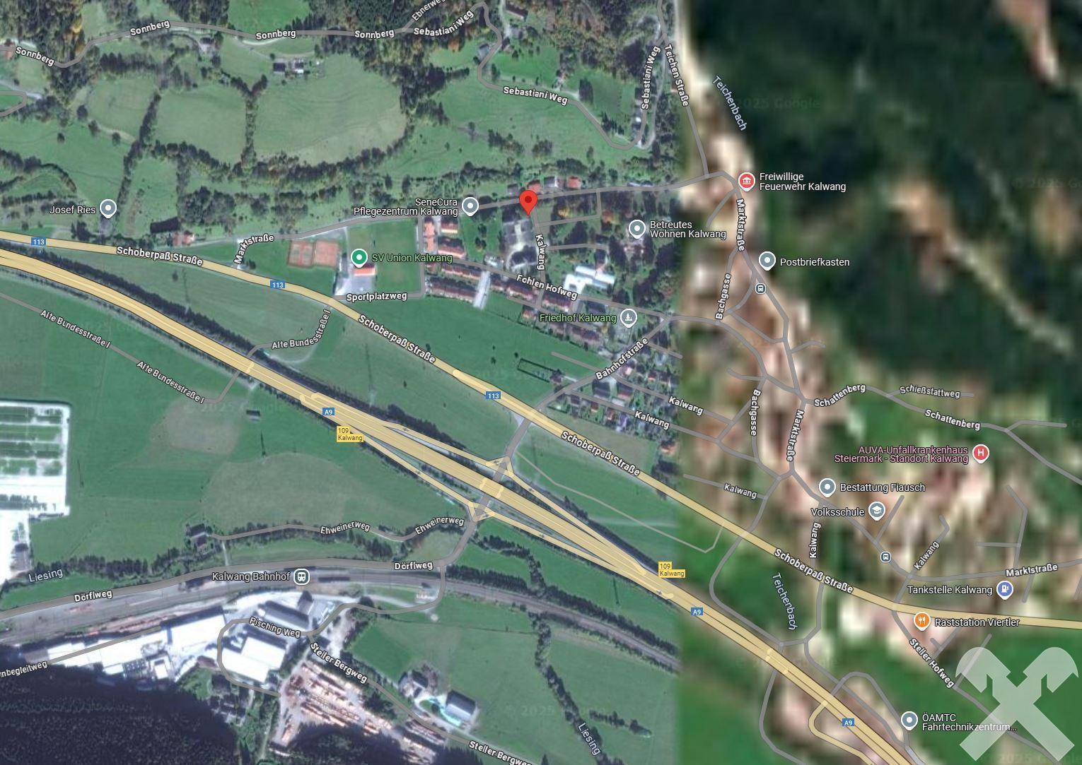 googlemaps-Luftbild