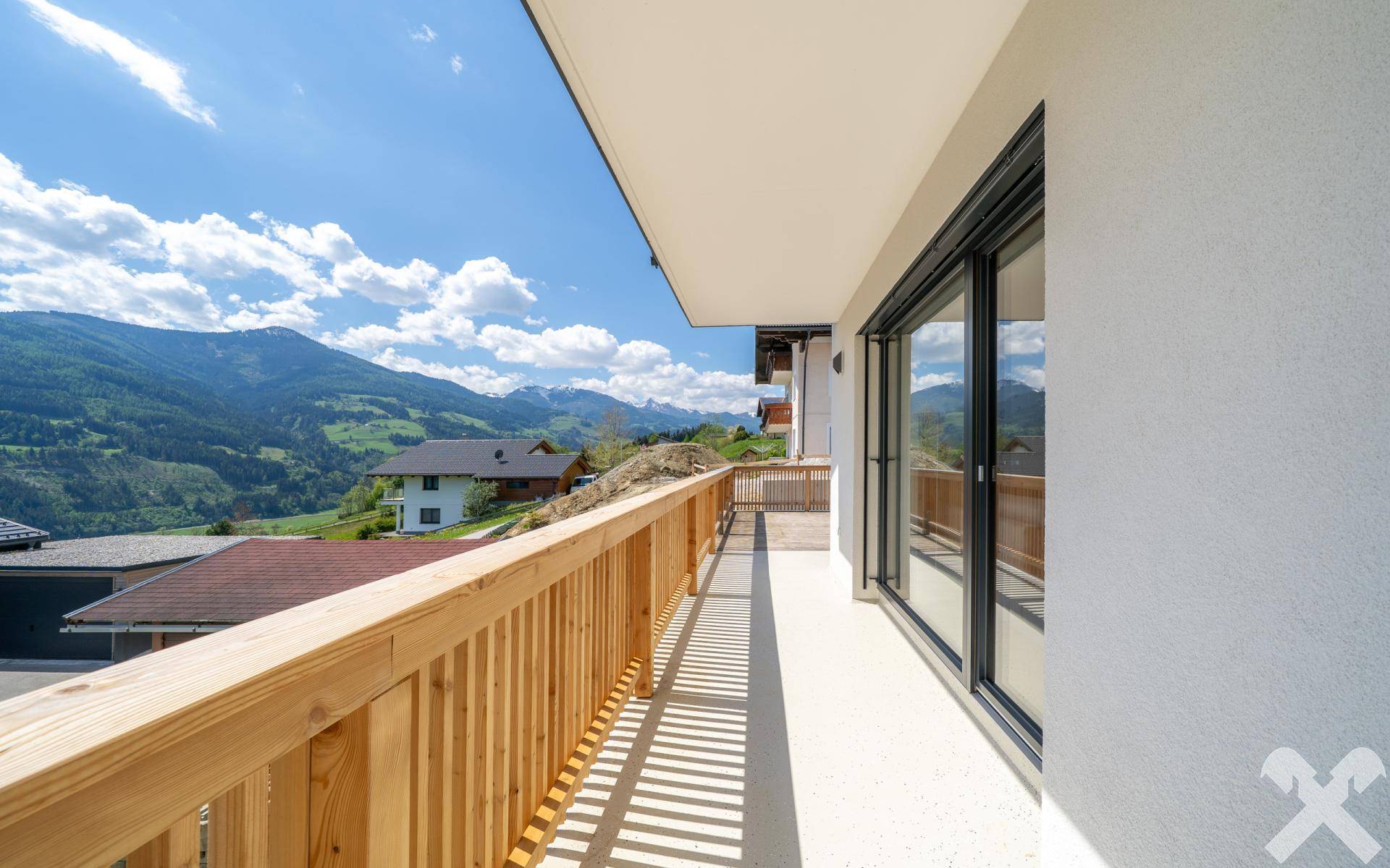 Wunderschöner Ausblick vom Balkon