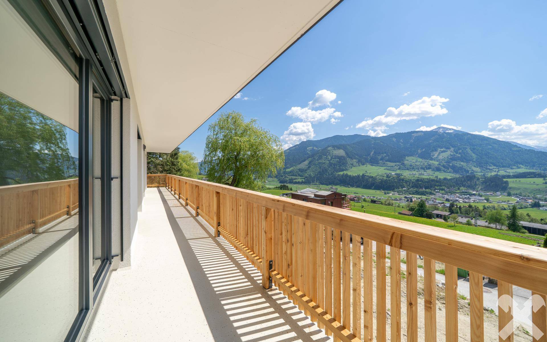 Wunderschöner Ausblick vom Balkon