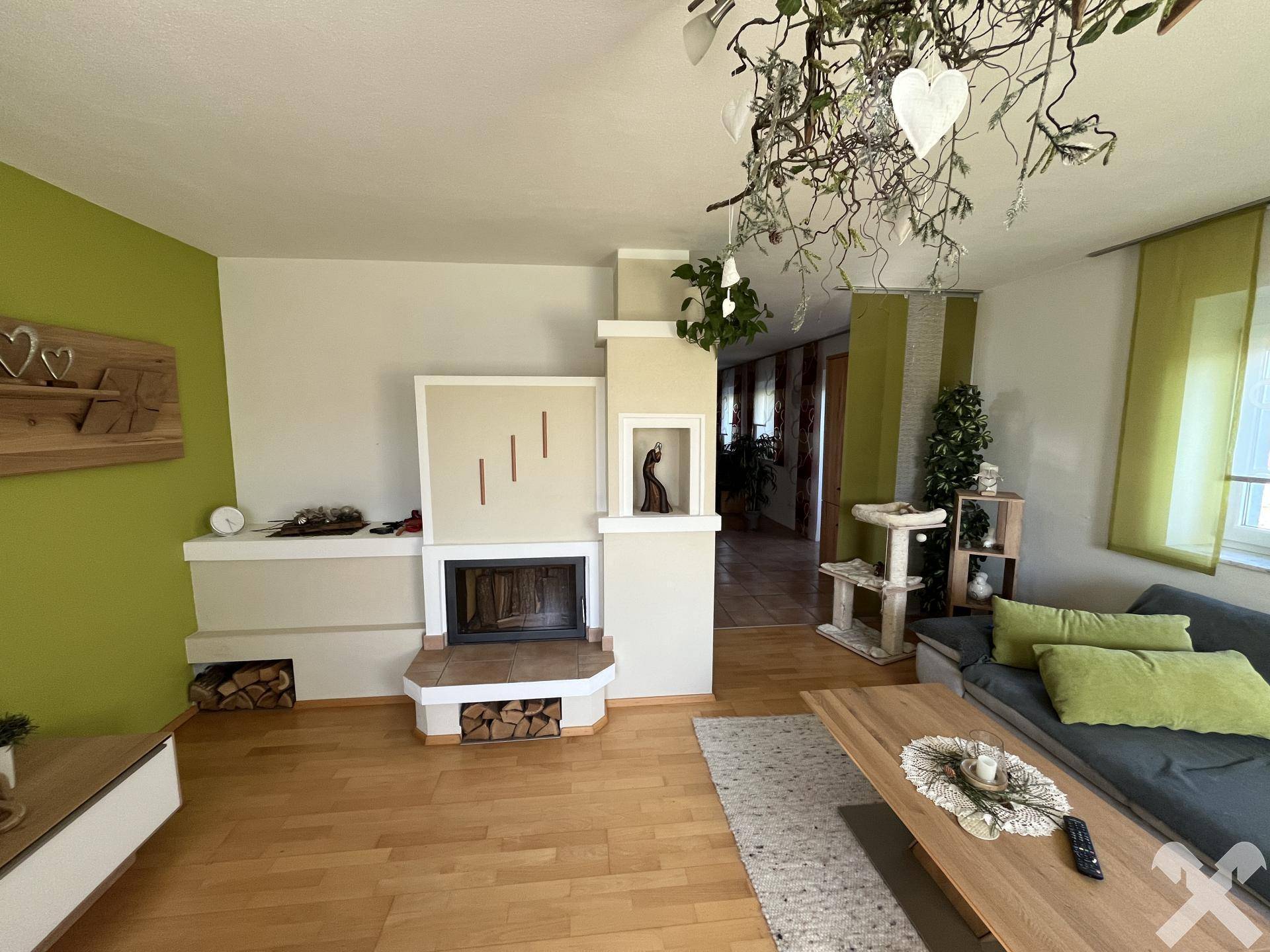Haus 1 Wohnbereich/ Kachelofen