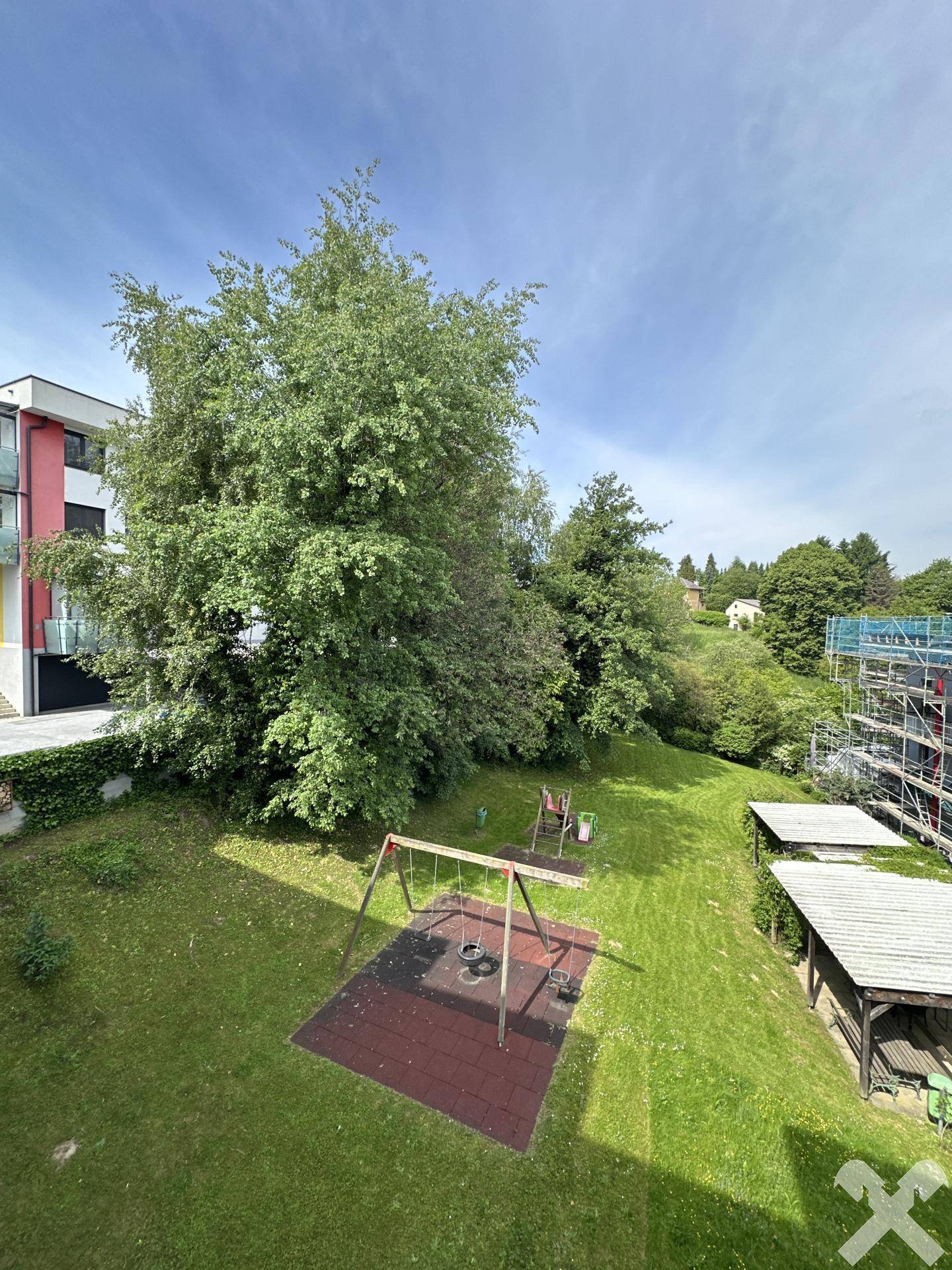 Ausblick Balkon