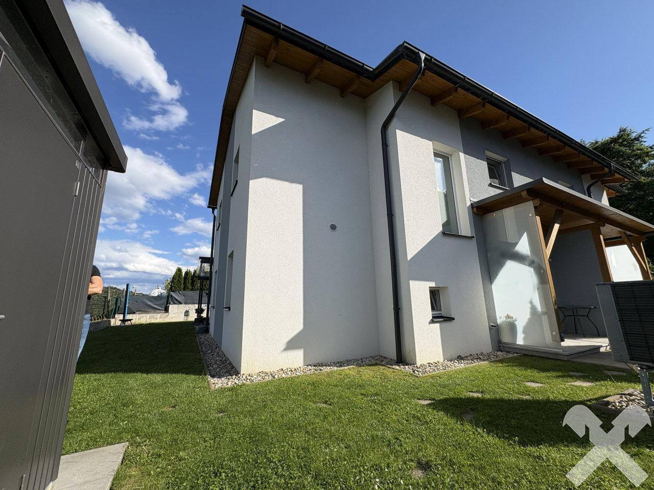 Reihenhaus Ansicht Vorderseite