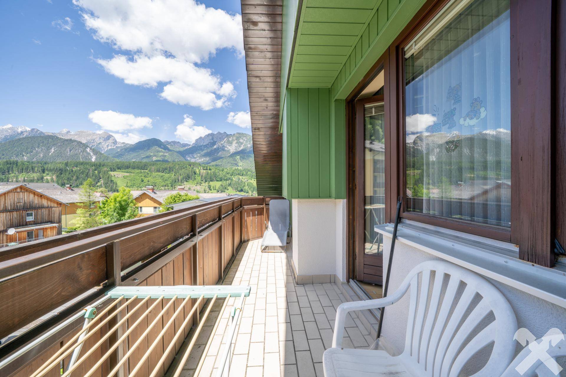 Ausblick vom Balkon