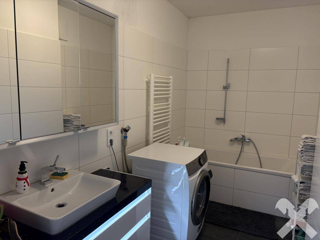 Badezimmer mit Badewanne