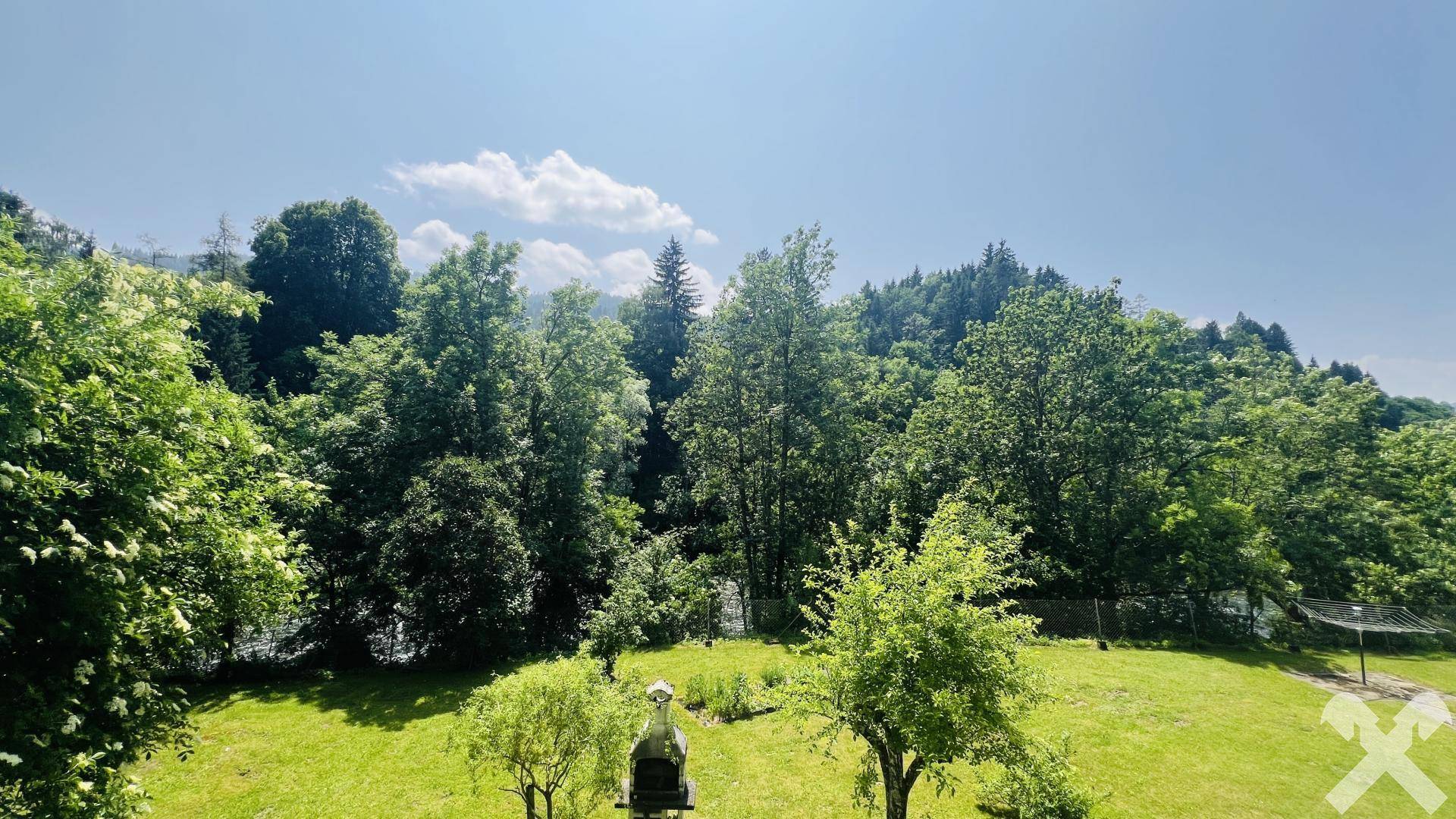 Blick vom Balkon