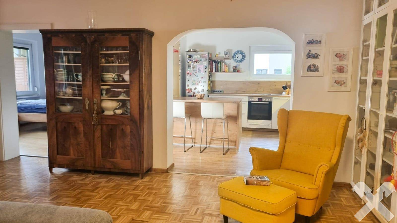 Wohnzimmer-Küche