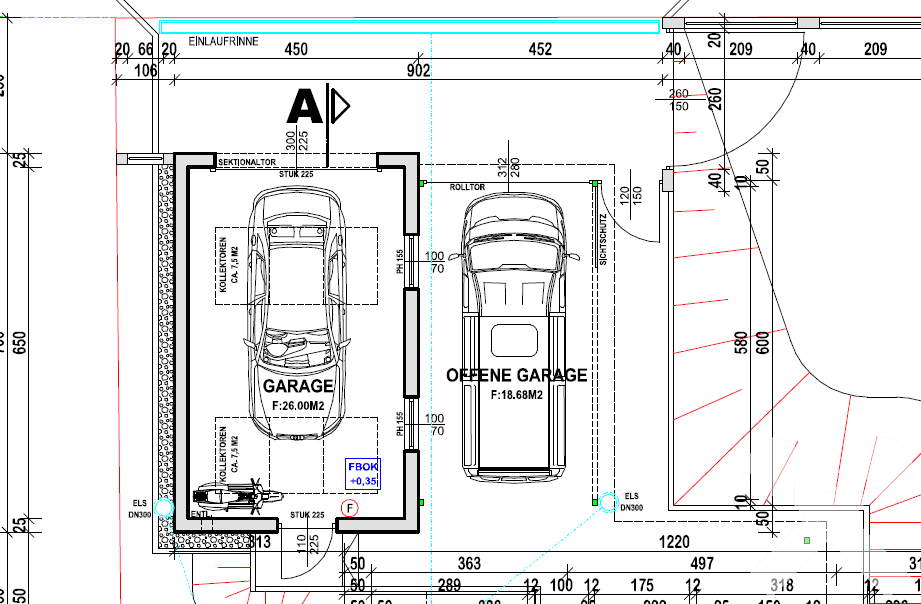 Garage und Carport