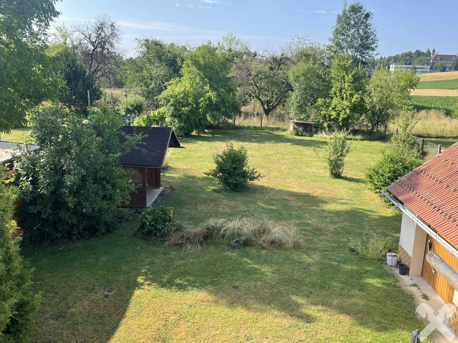 Garten-Ausblick