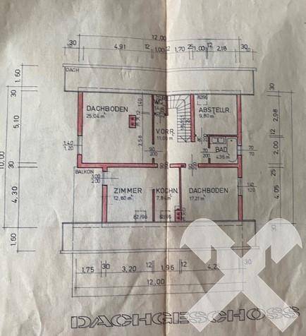 Grundriss Dachgeschoss