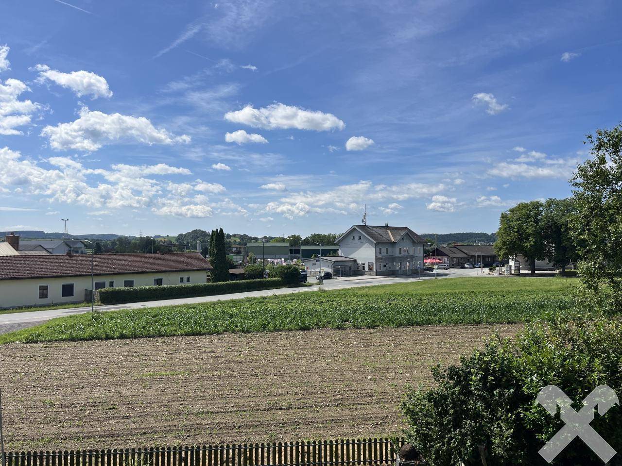 Blick Richtung Bahnhof