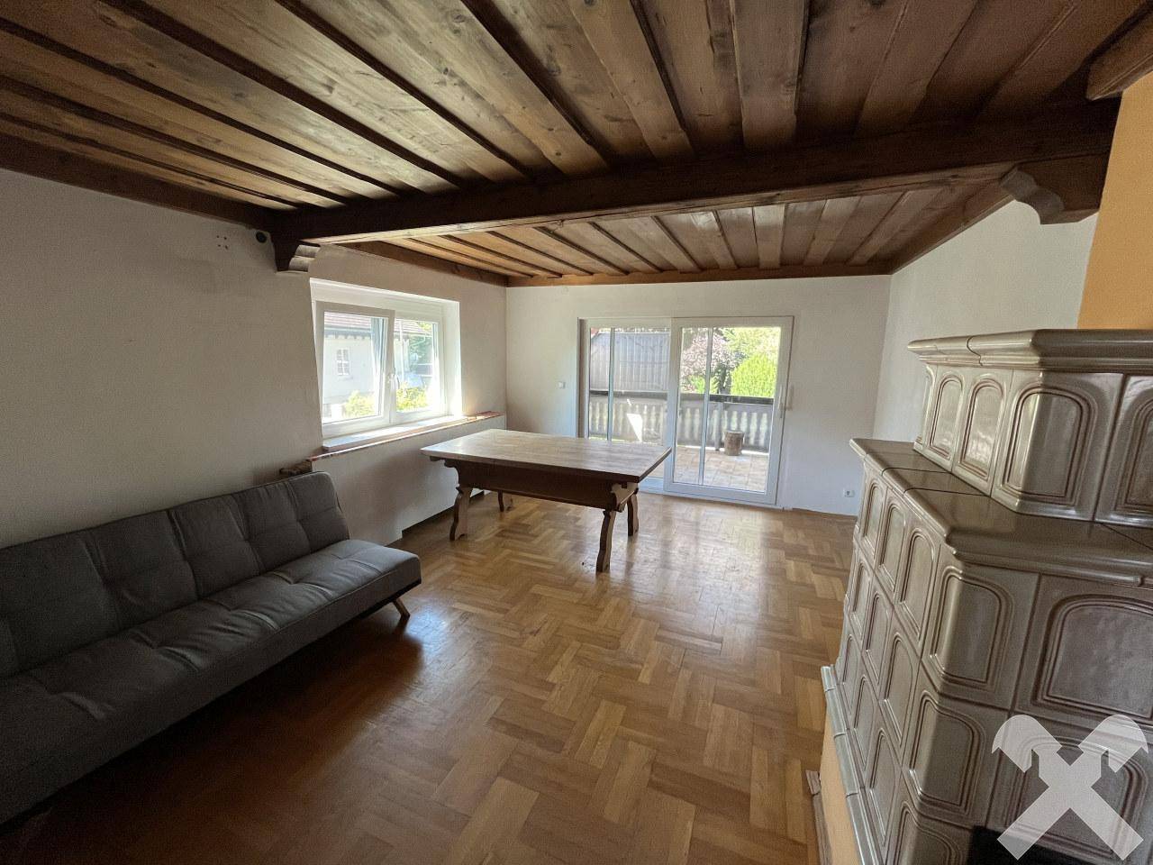 Wohnzimmer mit Terrasse