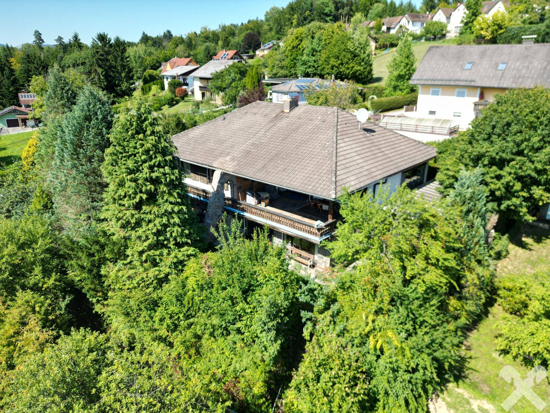 Drohnenansicht Südwest