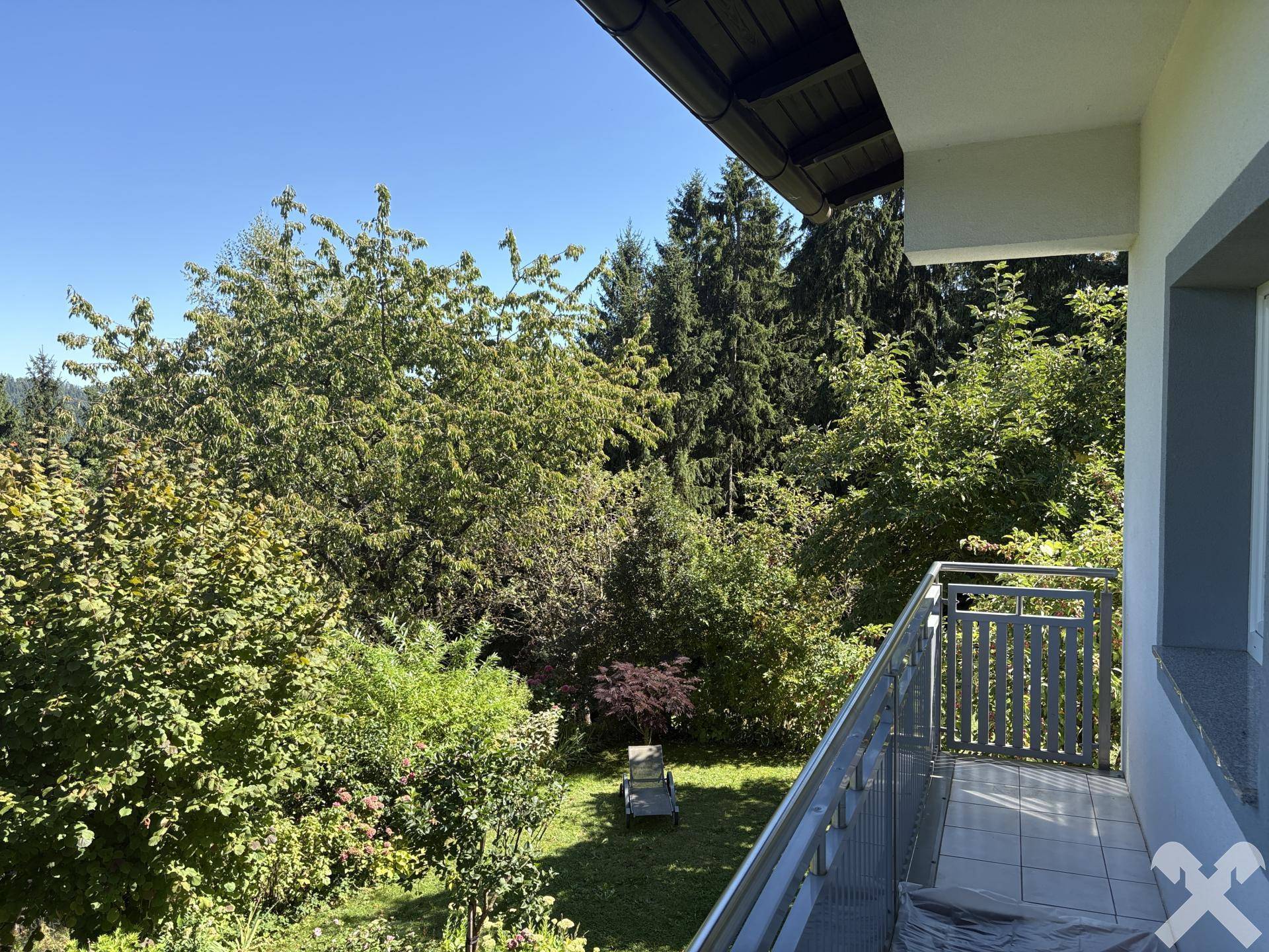 Aussicht vom Balkon