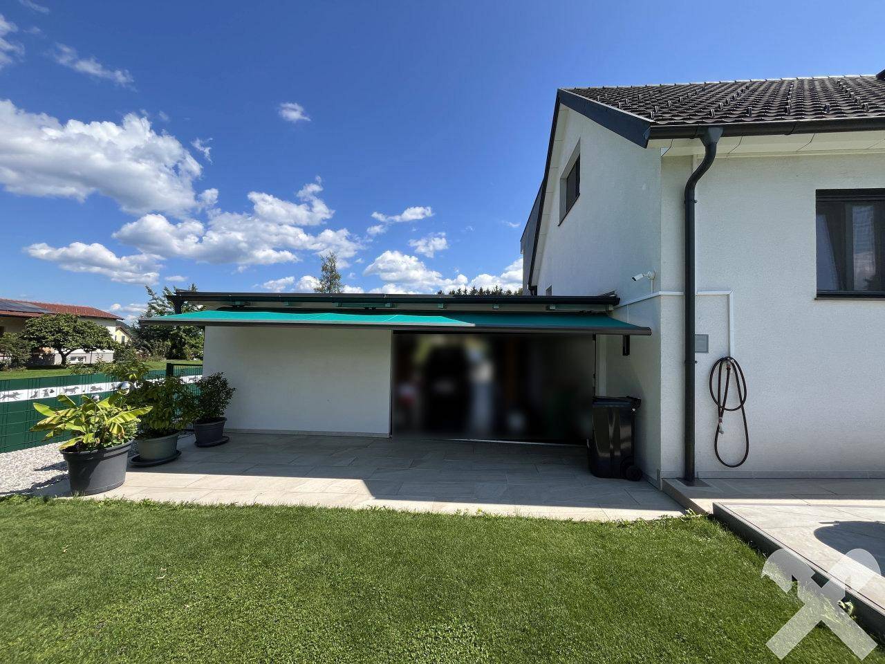 Rückseite Carport