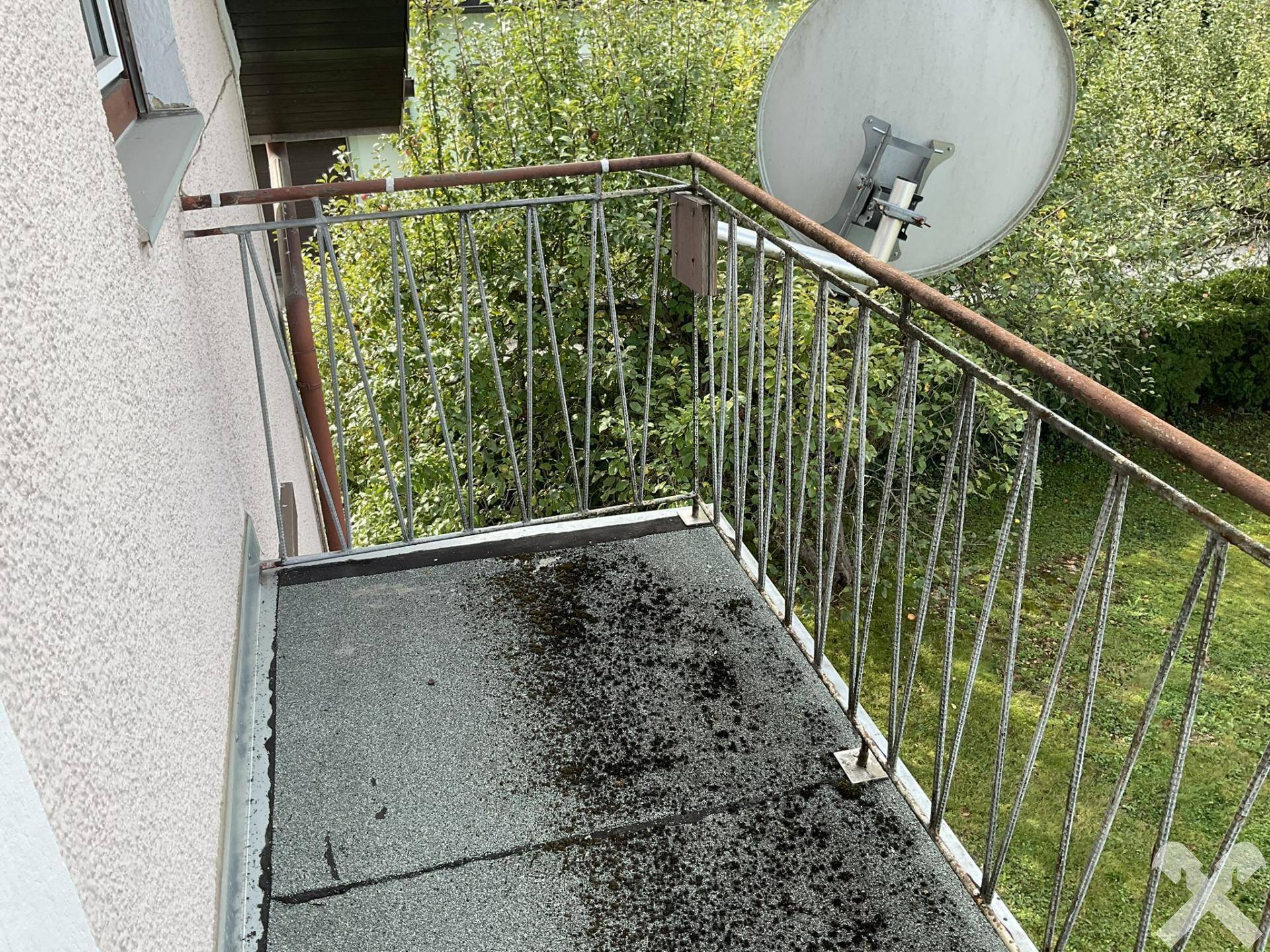 Balkon auf der Westseite