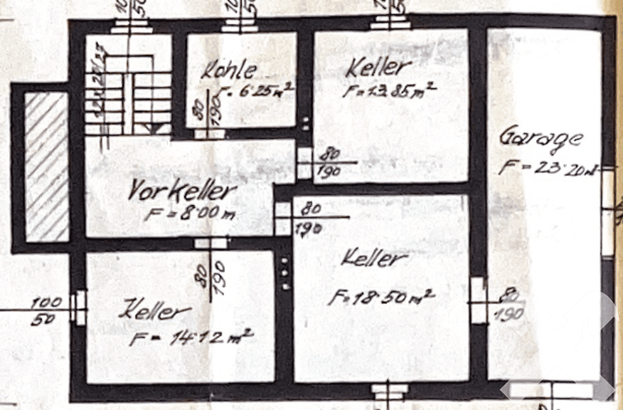 Grundriss Kellergeschoß