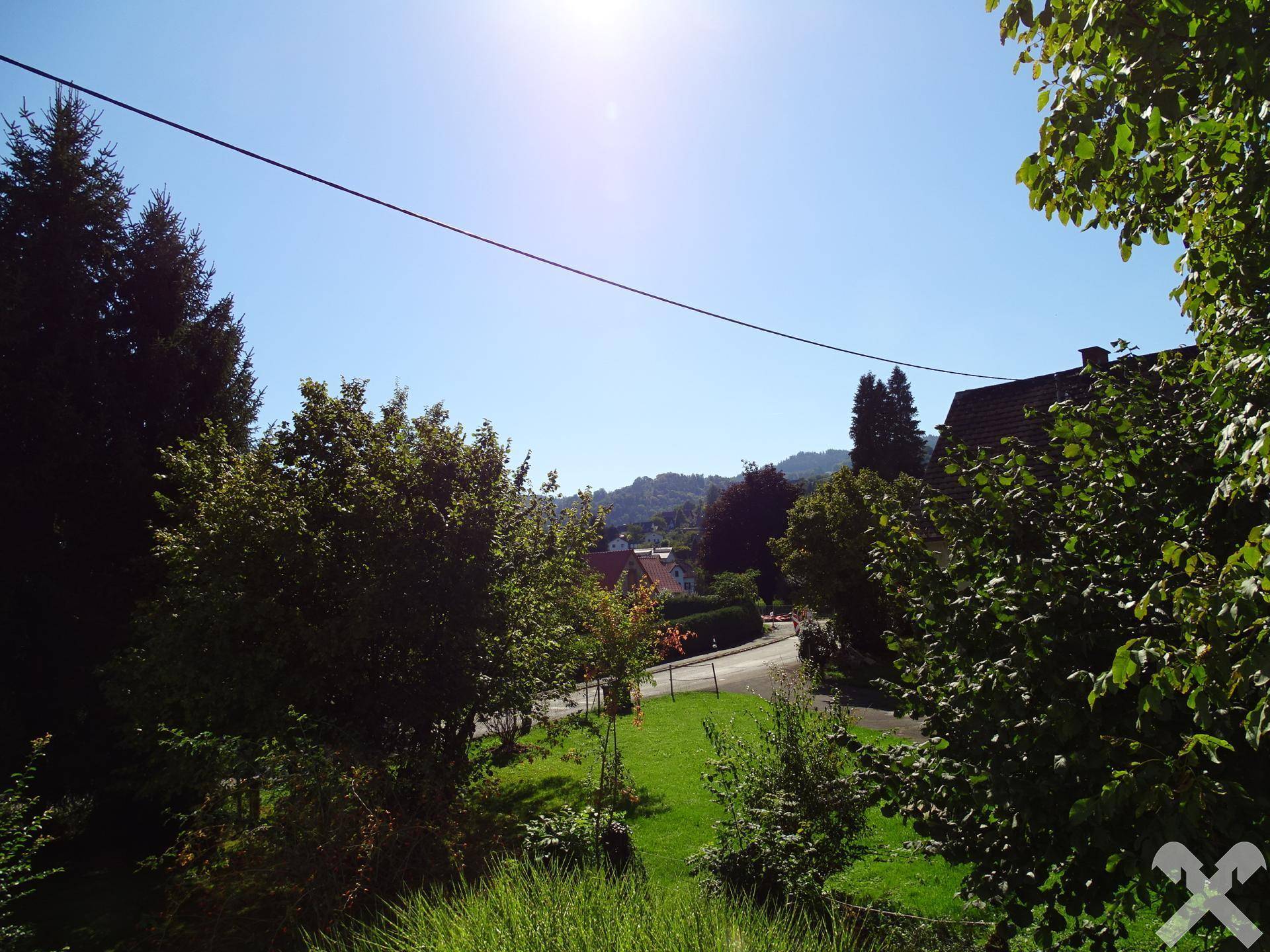 Blick vom Balkon