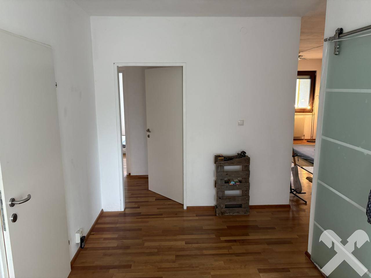 Zugang Wohnzimmer Schlafzimmer