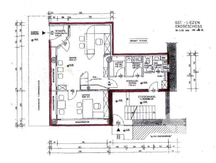 Plan Erdgeschoss