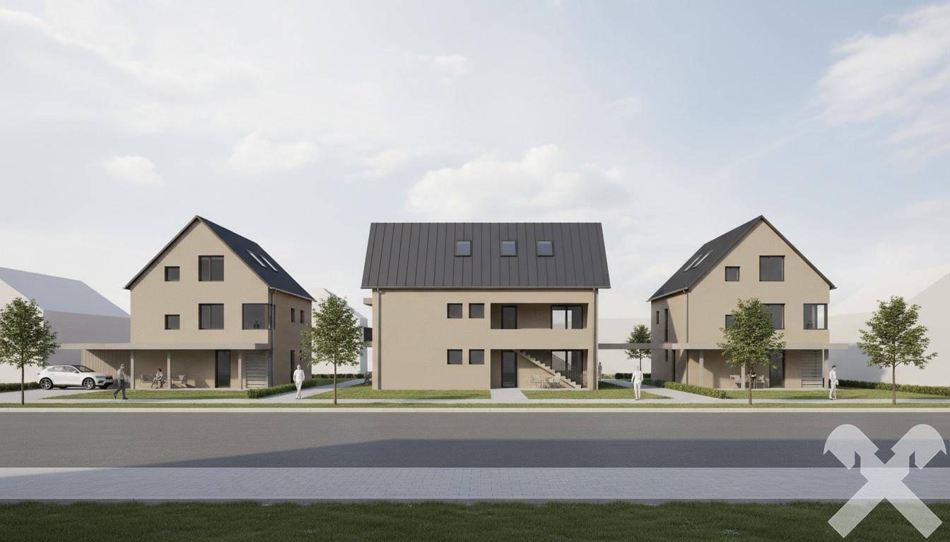 Ansicht lt. Bebauungsstudie