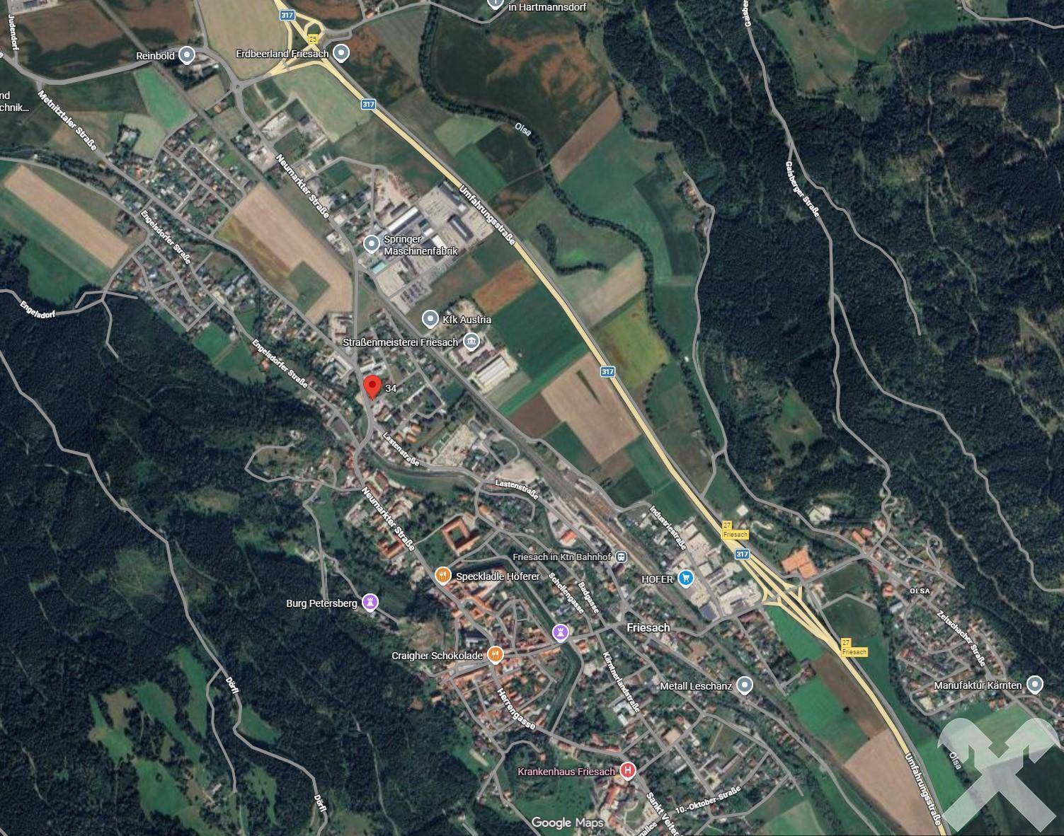 googlemaps-Luftbild