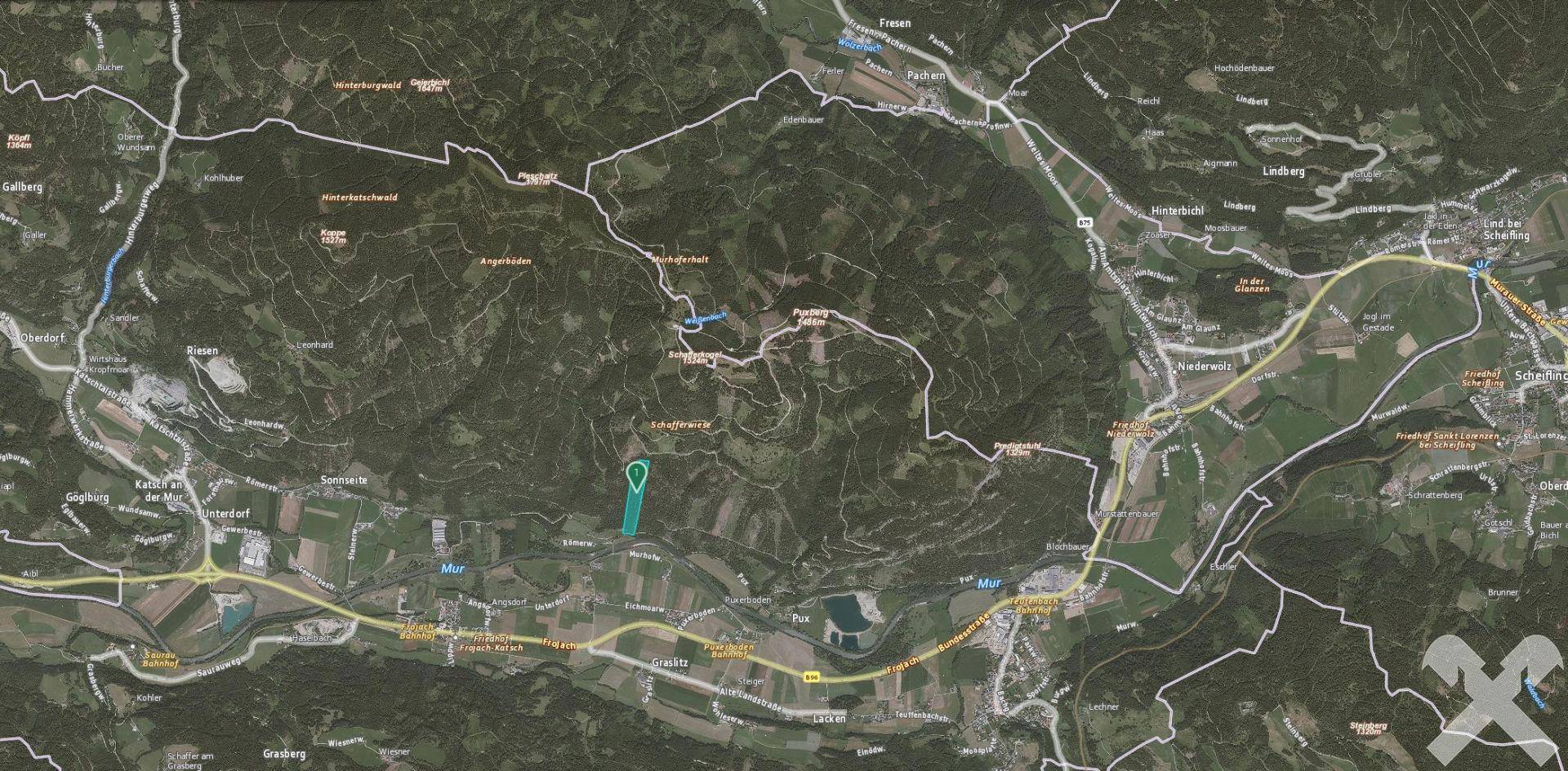 GIS-Luftbild Makrolage