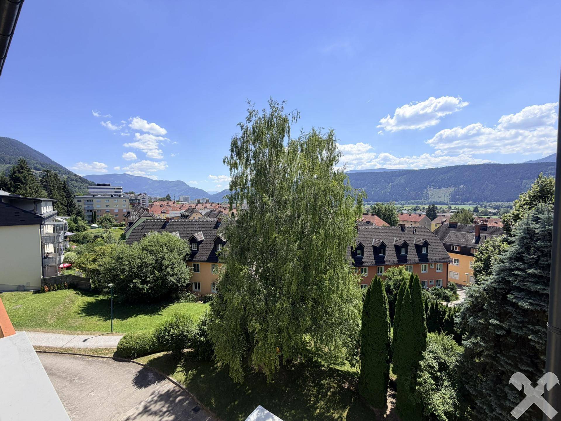 Herrlicher Ausblick vom Balkon