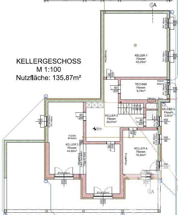 Grundriss Kellergeschoss