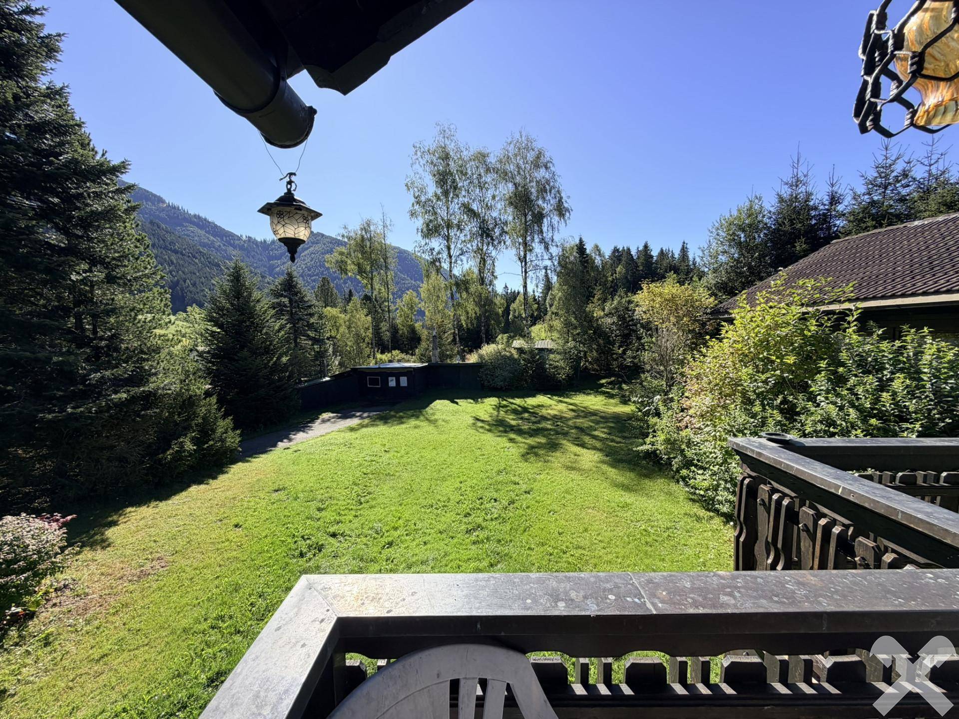 herrlicher Ausblick vom Balkon
