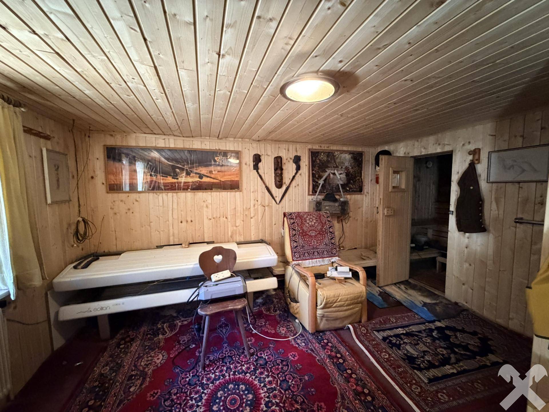 EG Zimmer mit Sauna und Dusche