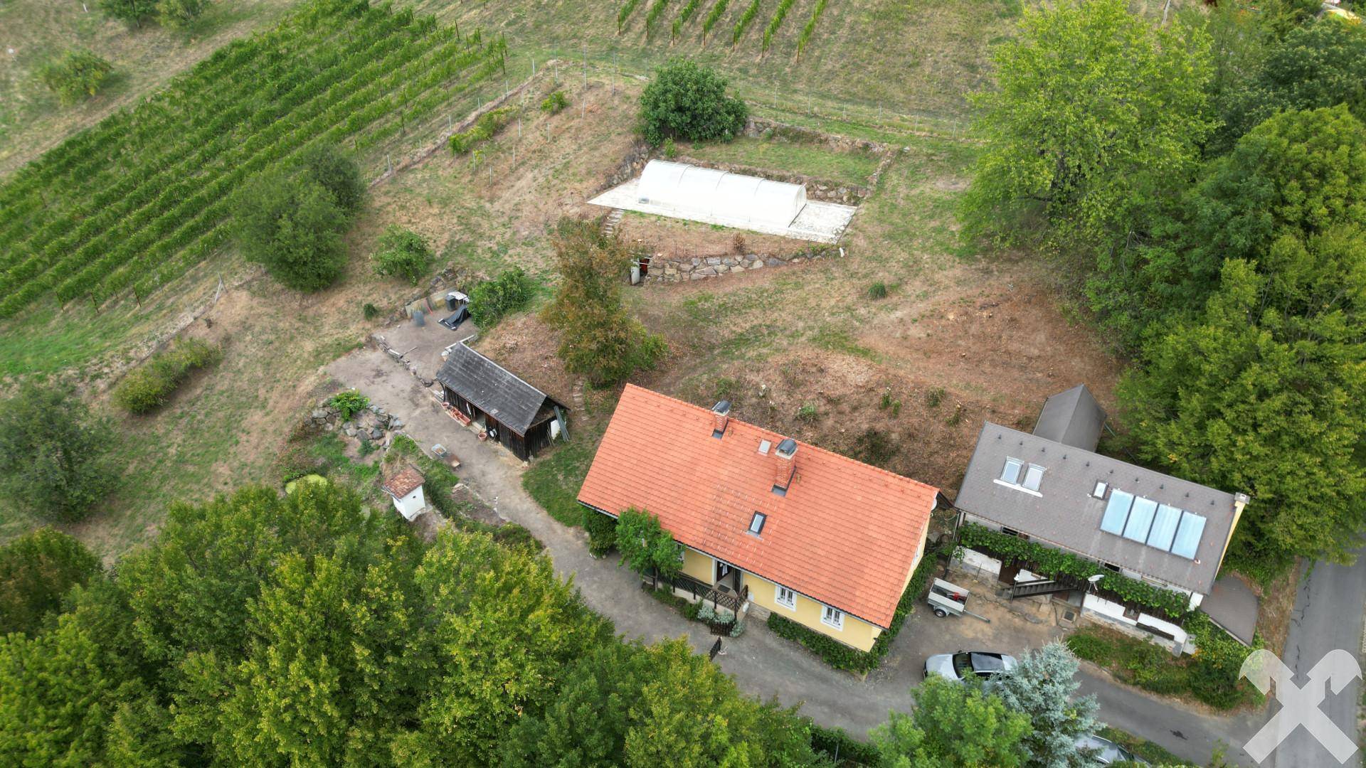 Drohnenaufnahme Haus