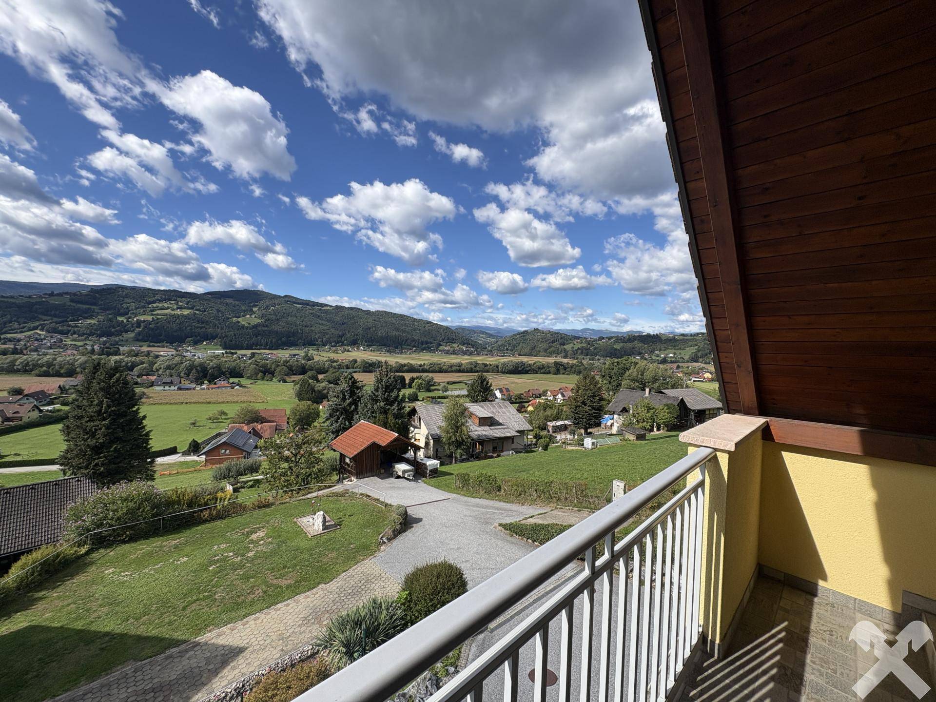 Ausblick vom Balkon - Schlafzimmer