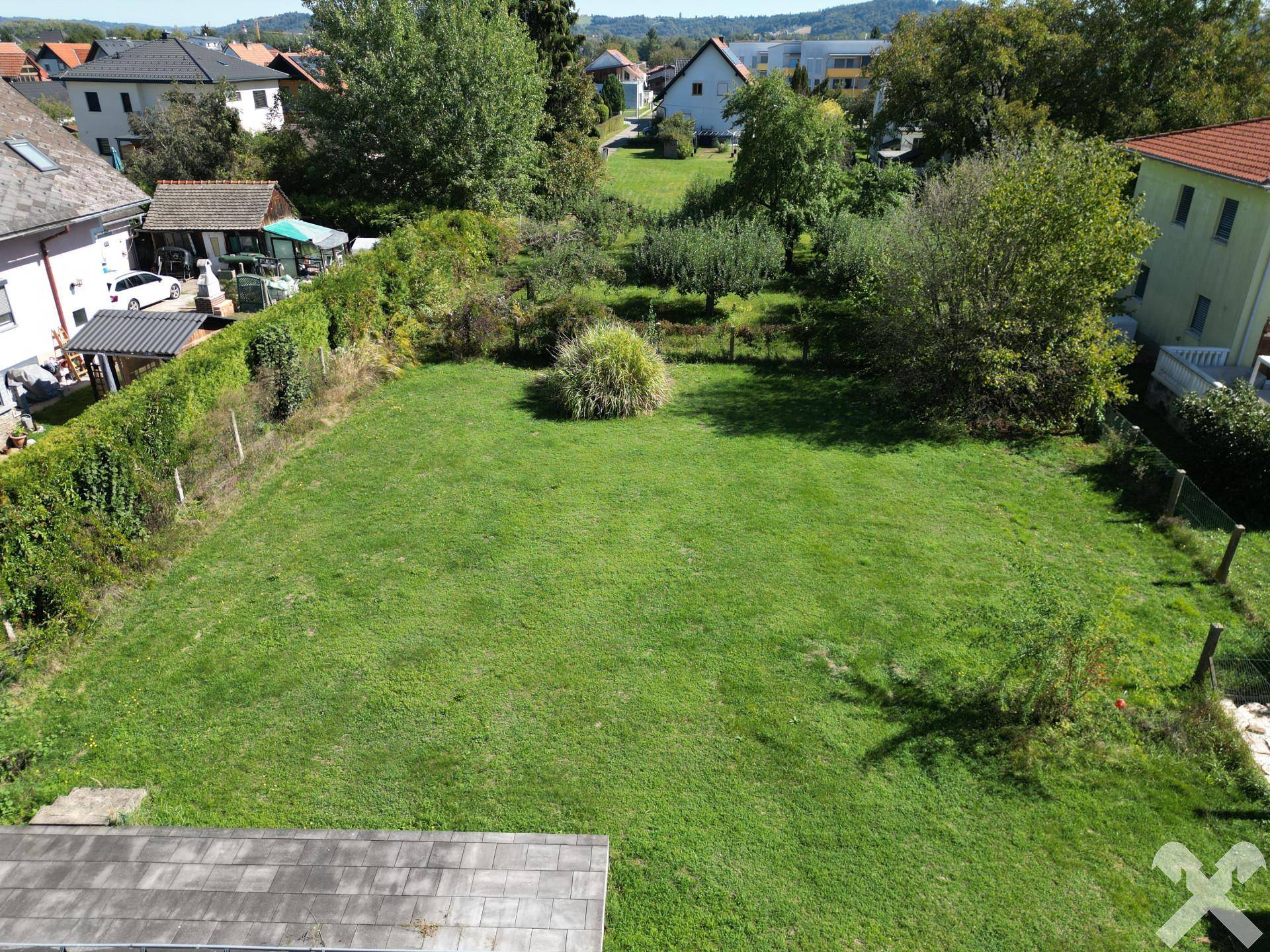 Gartenansicht (Drohne)