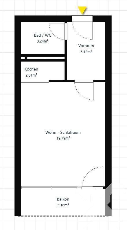 Grundriss mit Maßen