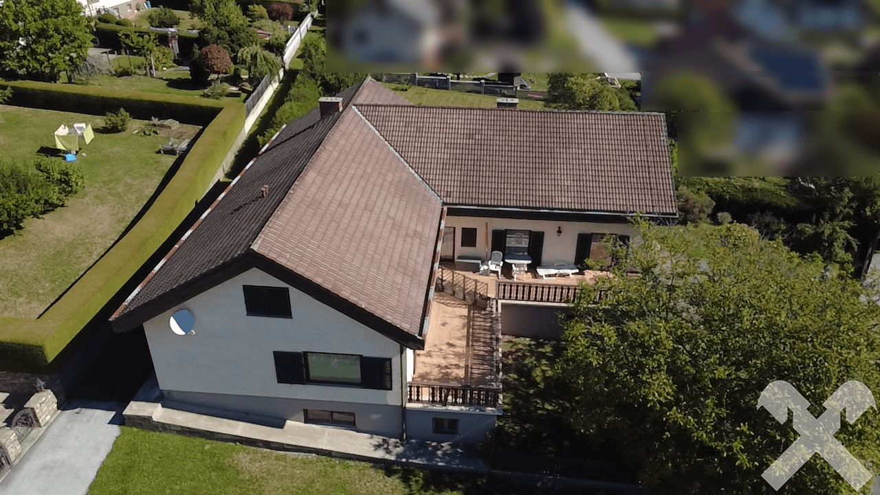 Hausansicht zur Terrasse
