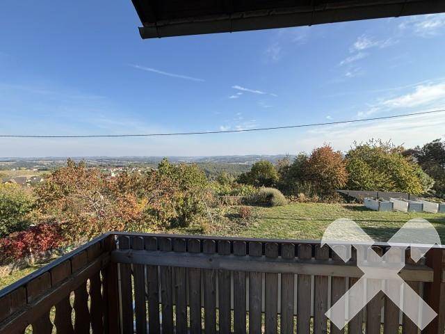 Blick vom Balkon