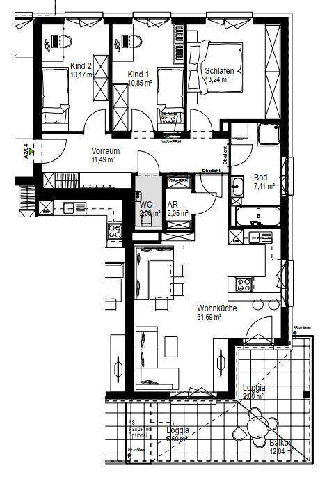 Wohnung A2/4/1.OG
