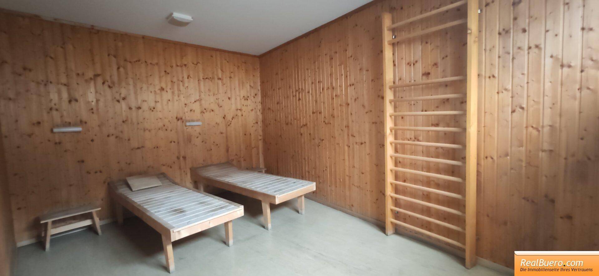 Ruheraum bei der Sauna