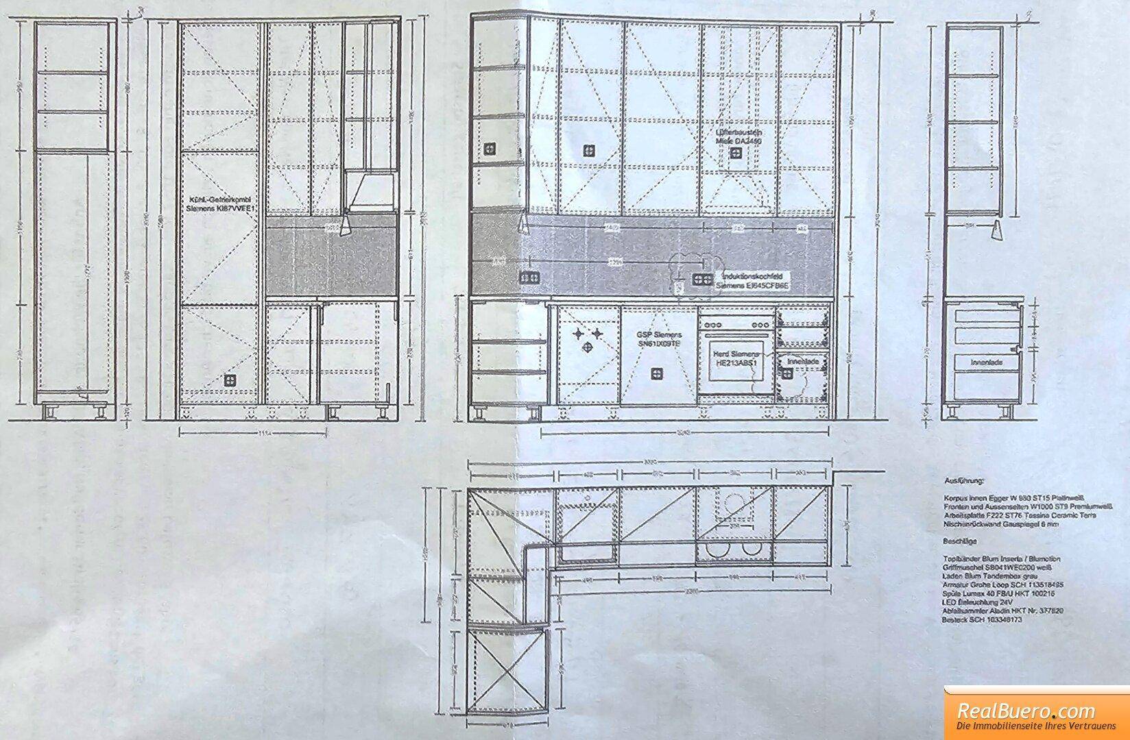 Küchenplan